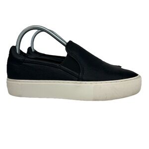 Ugg Jass‎ Black Leather Slip On Casual Comfort Walking Sneakers Women's Size 7.5